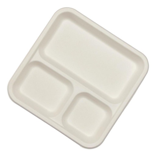 3 CP SQUARE MEAL TRAY